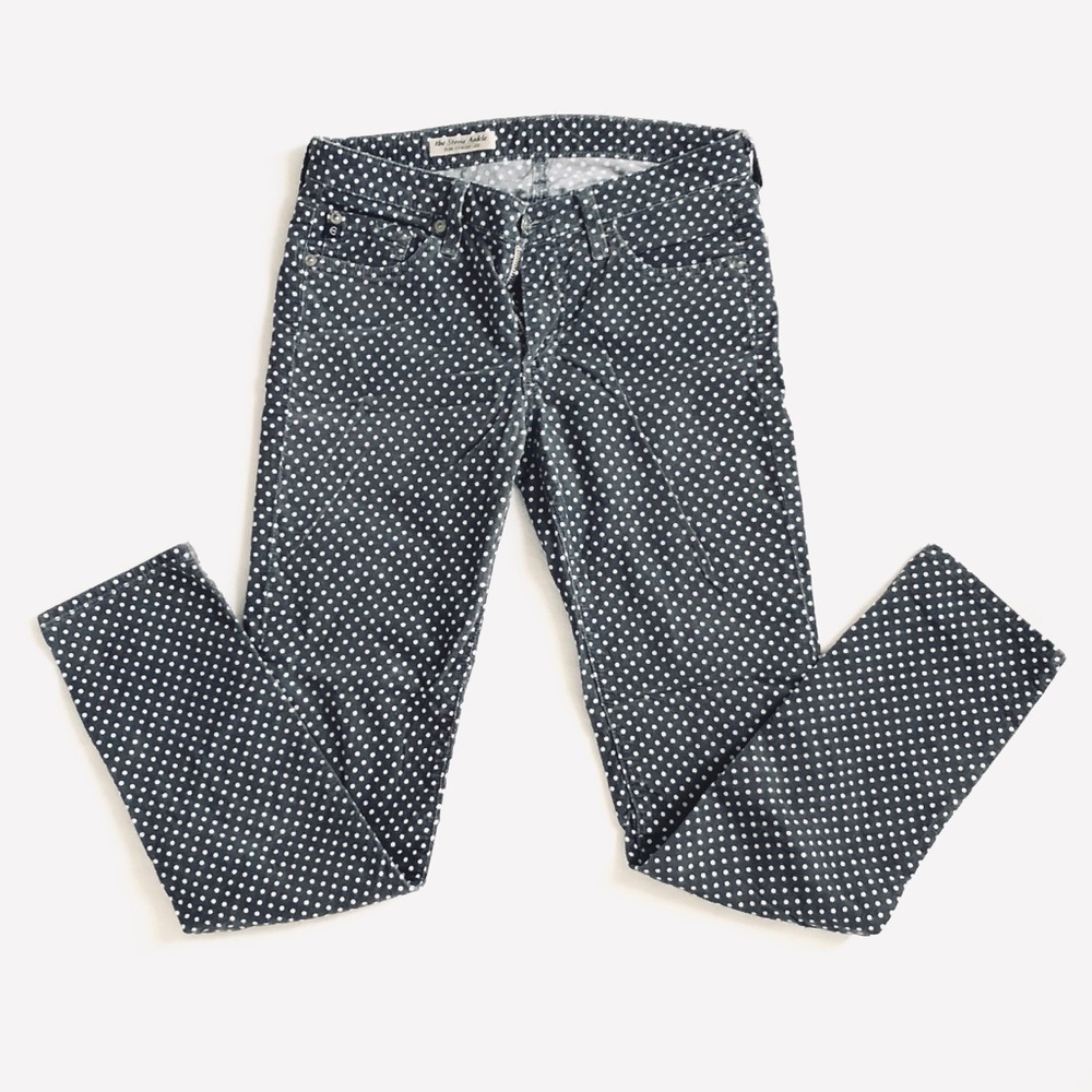 AG Adriano Goldschmied Velvet Skinny Ankle Pants